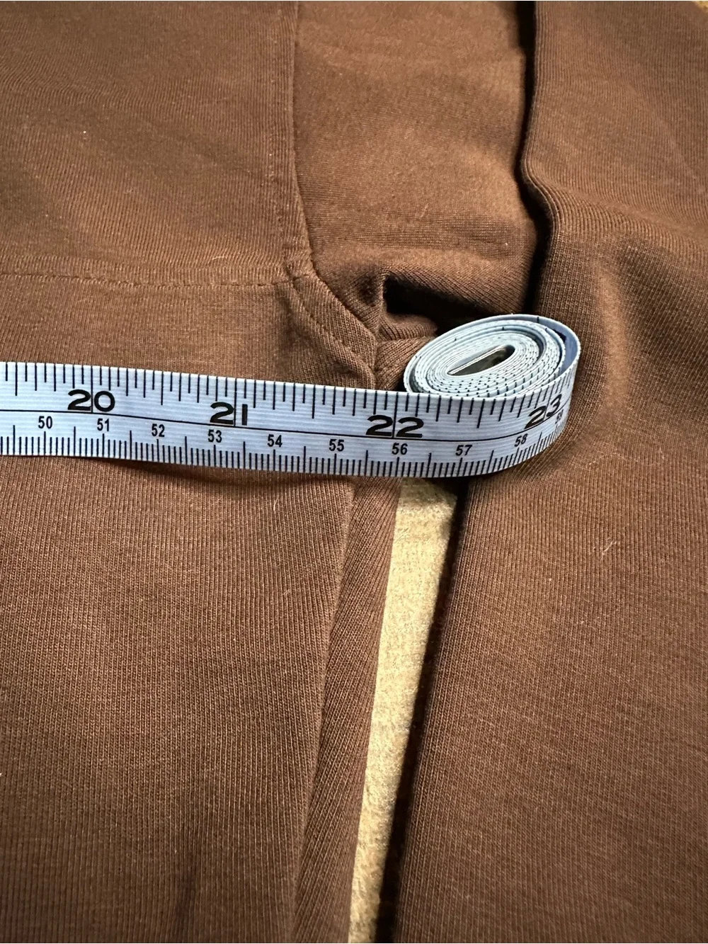 Old Navy Active Women's Medium Brown Quarter Zip Pullover Crop Sweatshirt